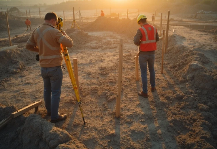 סימון כלונסאות ומתווה סימון יסודות