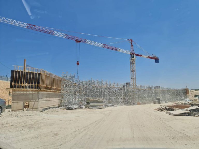 קריית אתא מדידות רכבת קלה על ידי גאוטופ